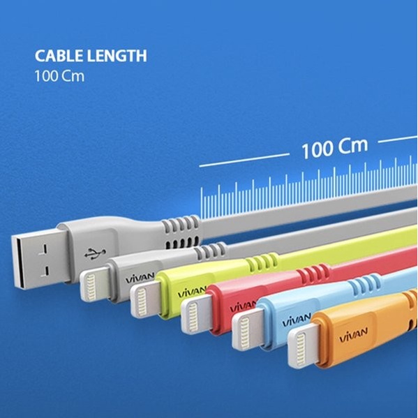 Kabel Data Vivan CSL100s/CSM100s - Fast Charging