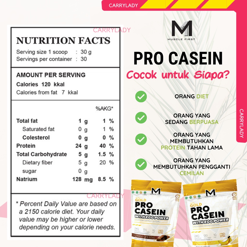 M1 Muscle first GOLD PRO CASEIN PROTEIN 2lbs 2 LBS SLOW RELEASE PROTEIN PROCASEIN MuscleFirst Susu Whey Isolate Gym Massa Otot