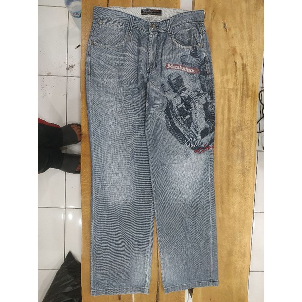 Celana jeans vintage thrift Fubu [SOLD]