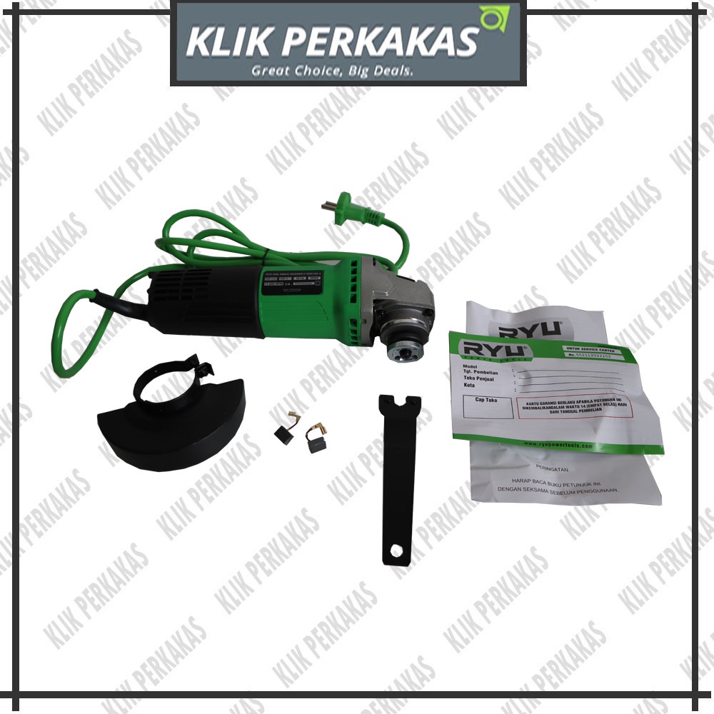 Tekiro Ryu Mesin Gerinda RSG100-3 Listrik 4&quot; Free 1 Botol Rexco 220ml