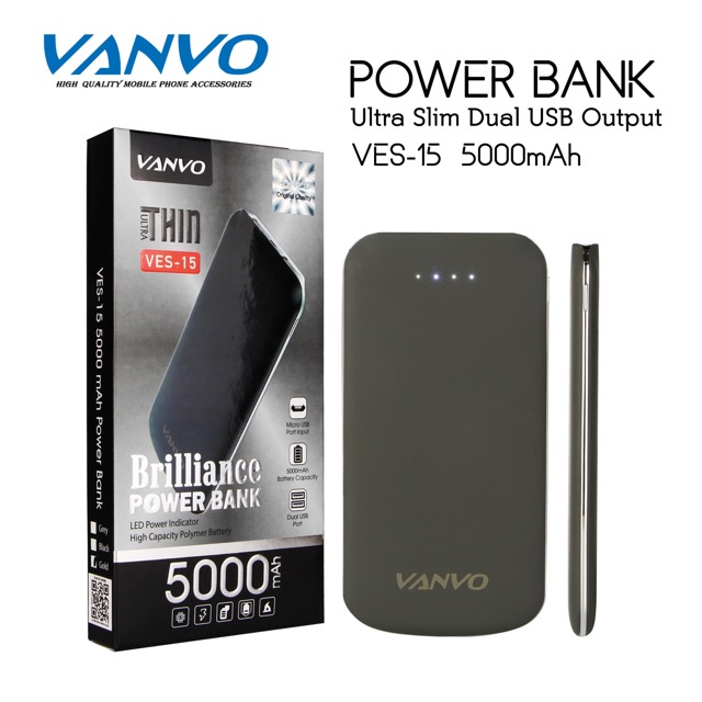 POWERBANK VANVO VES-15 2USB