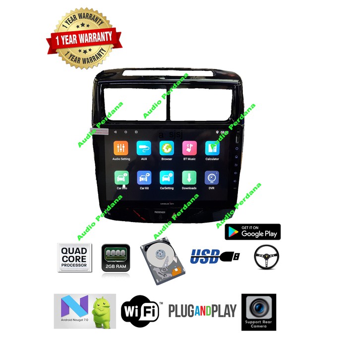 Head Unit DoubleDin Android Avanza Skeleton SKT- 8189 Resmi