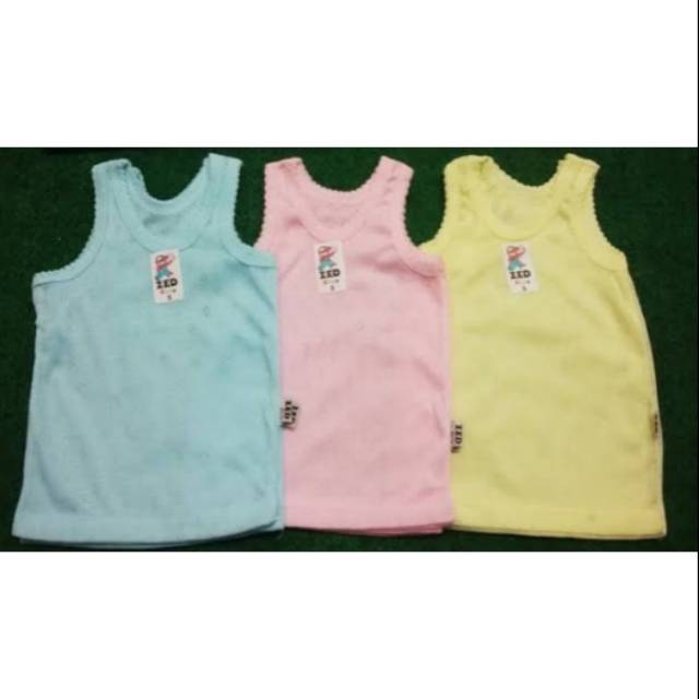 Kaos dalam singlet bayi 6 pcs