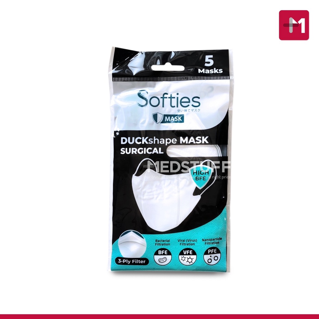 Softies Duckshape Mask isi 5s Masker Softies