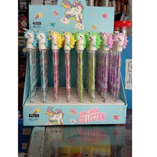 

Pensil bensia lantu/Pensil cabut/Pensil sambung kepala unicorn