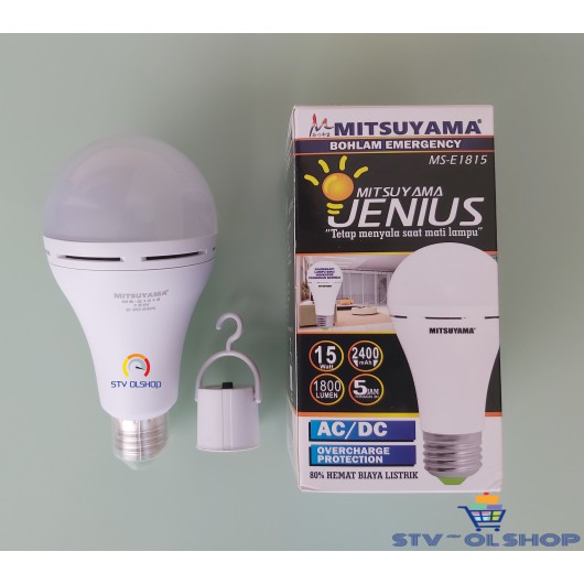 Bohlam Emergency LED 15 W JENIUS MITSUYAMA MS-E0815