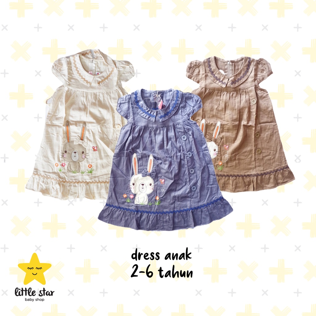 Nikita Dress Bayi Anak Perempuan | Pakaian Anak Cewek