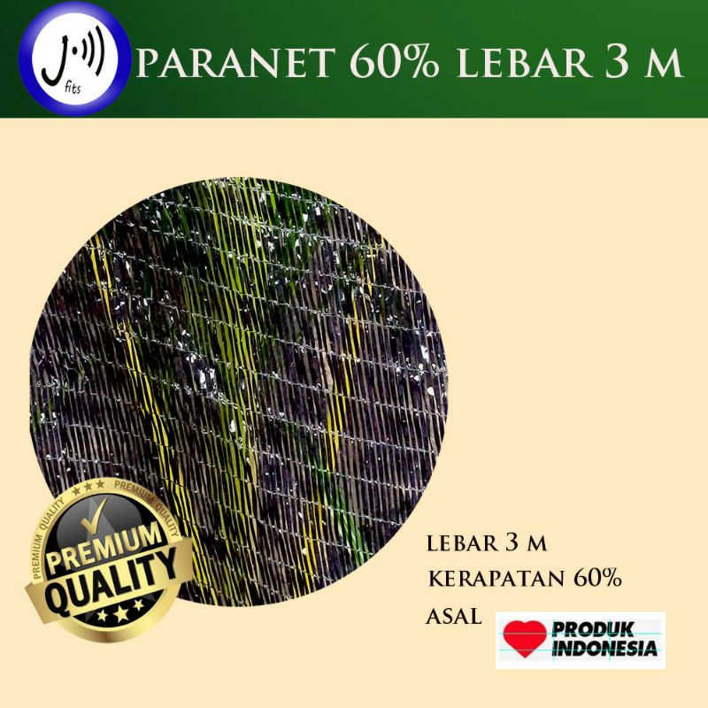 Paranet 60% lebar 3 m Eceran