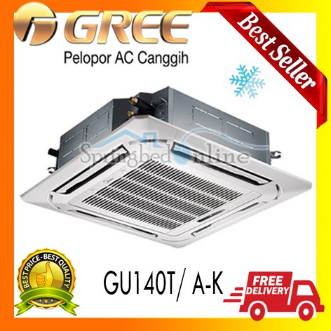 AC CASSETTE 5 PK GREE GU140T/A-K NON INVERTER U-MATCH SERIES