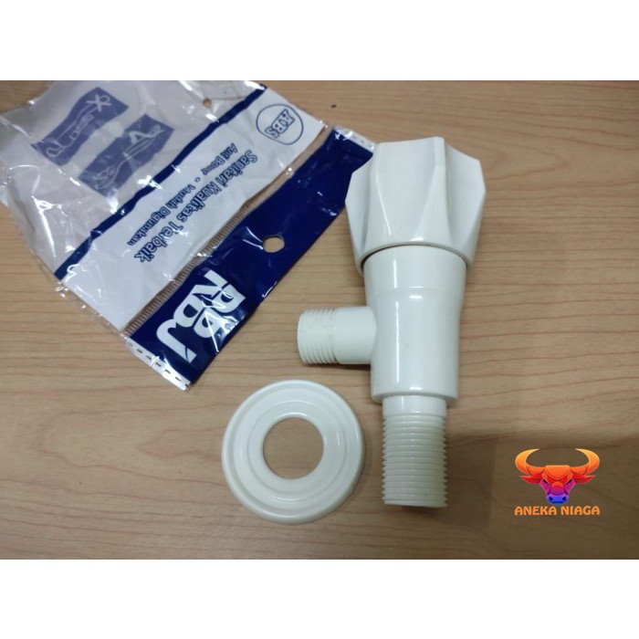 ANEKA- KRAN KERAN SHOWER F PVC PLASTIK RBJ STOP KRAN KNIE KLOSET WC MAHKOTA