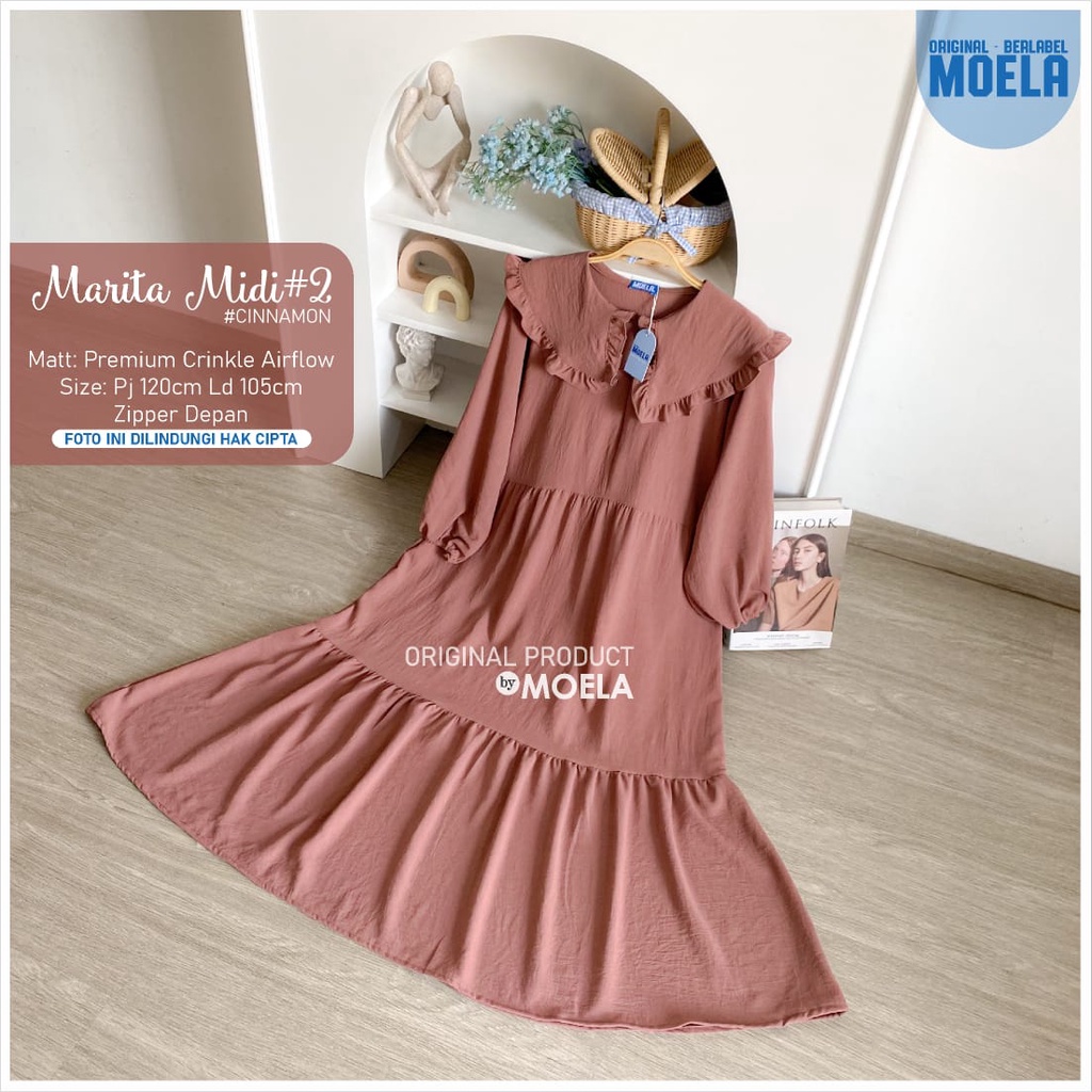 marita midi dress | midi dress moela
