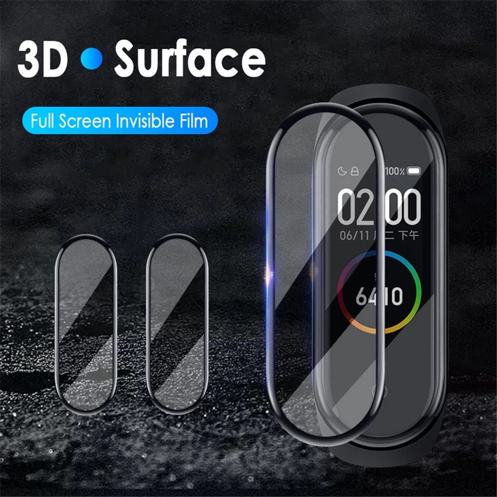 3D Screen Protector for Mi Band 7/6/5/4/3 Protective Film for Xiaomi Miband 3 4 5 6 7 for Xiaomi Miband 6