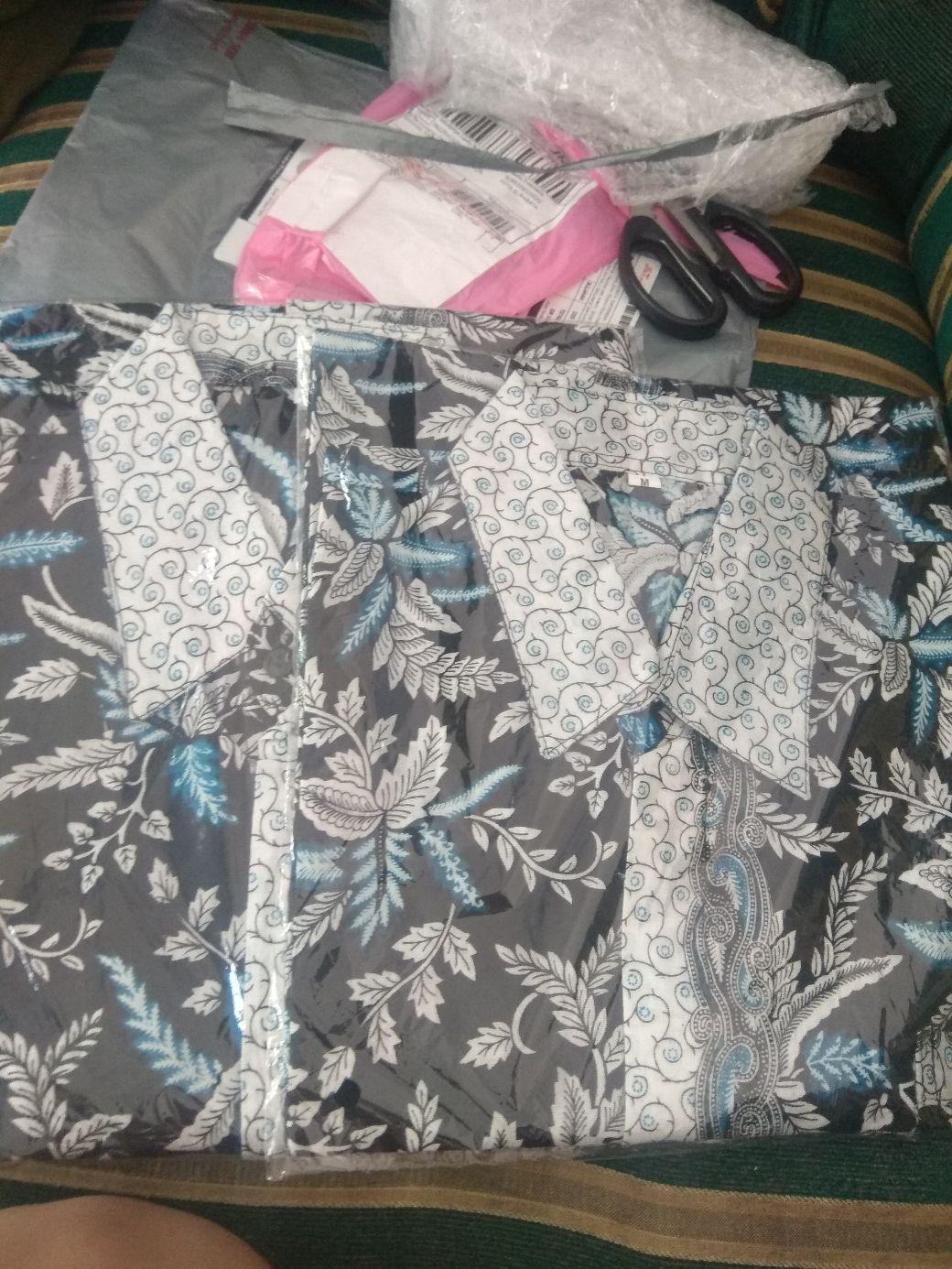 Baju Pria Kemeja Batik Lengan Pendek Termurah M L Xl Mazka Batik