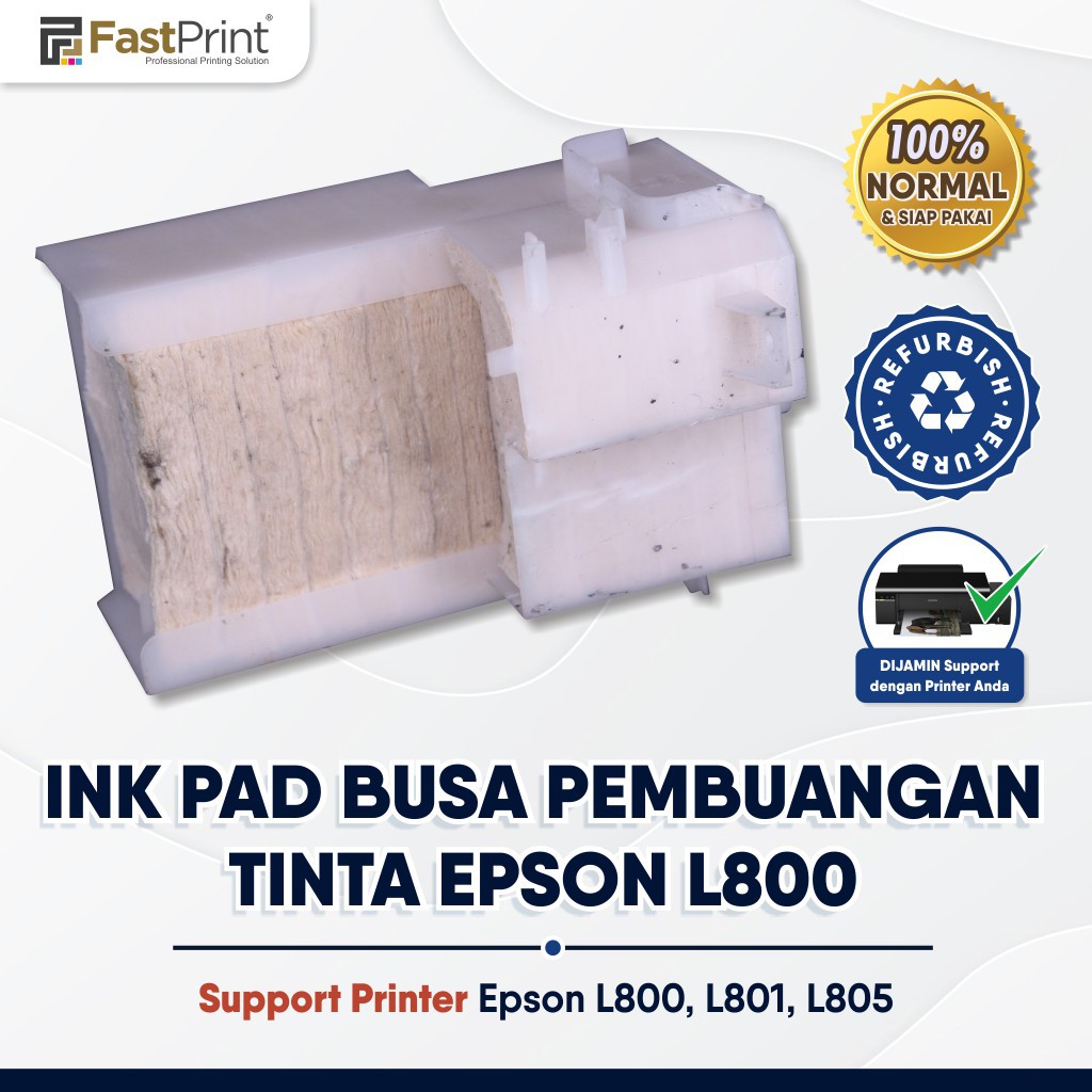 Ink Pad Busa Pembuangan Tinta Epson L800 L801 L805 Shopee Indonesia