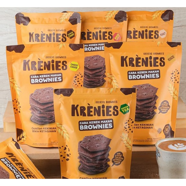 

Paket Reseller Krenies Keripik Brownies Kekinian 6 Rasa 25 pcs