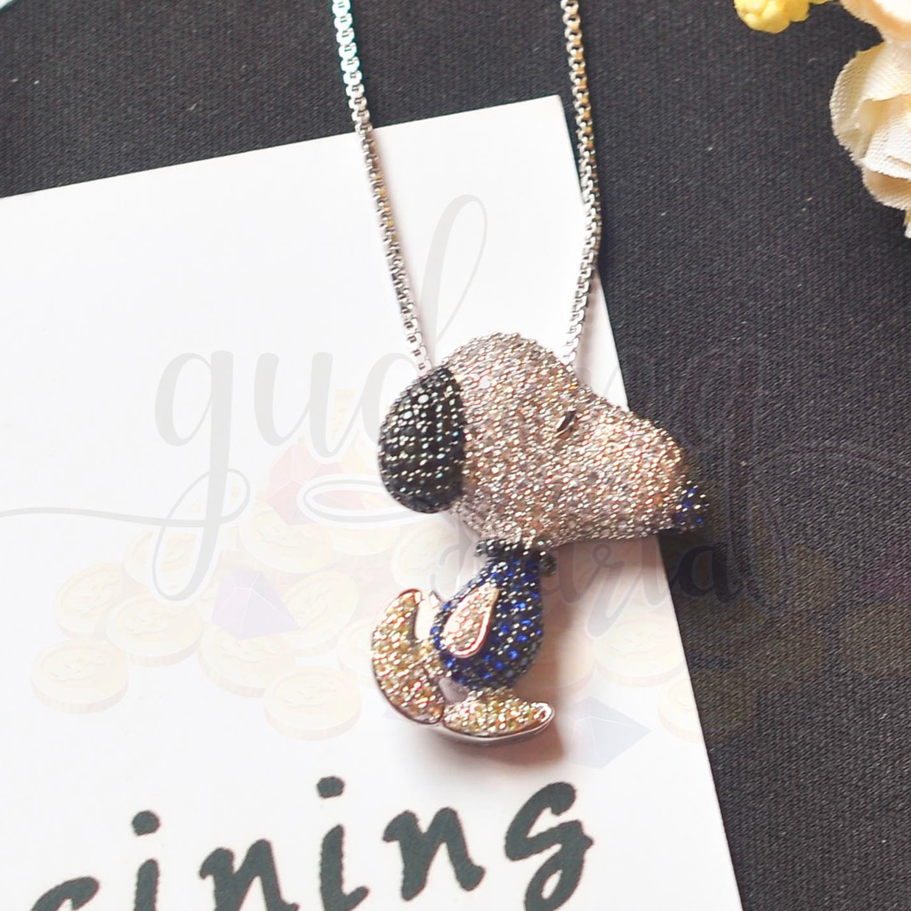 Kalung Besar Anjing Lucu WhiteGH Premium 204153