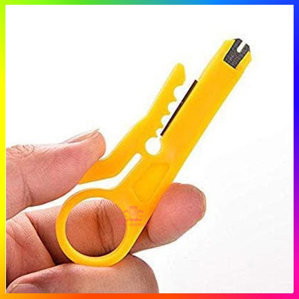 Alat Pengupas Kulit Kabel / Rotary Wire Stripper / Tang Pengupas Kabel Alat Kupas Kulit Kabel Putar LAN Cutter - Warna Acak