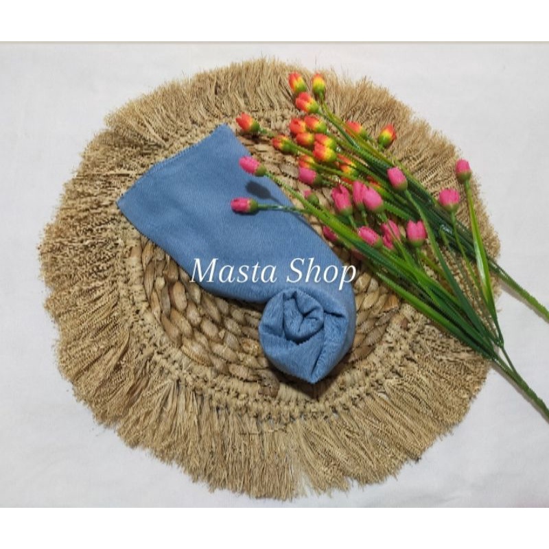 BELLA SQUARE / JILBAB SEGIEMPAT-biru muda