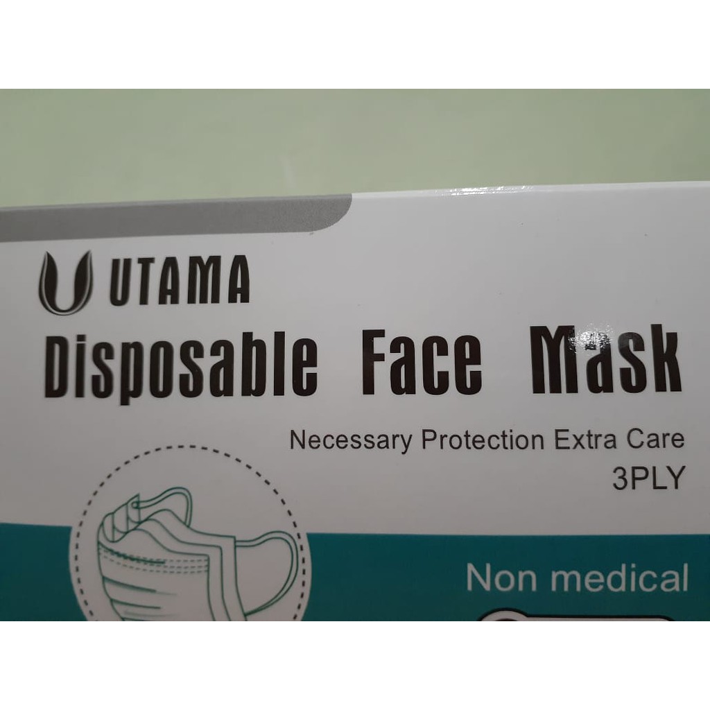 Masker 3ply Earloop Disposable Face Mask