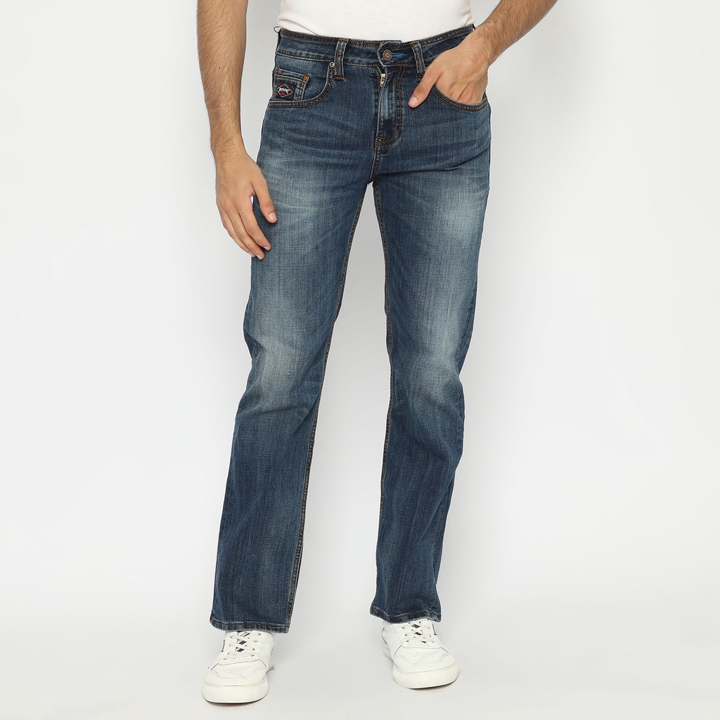 Papperdine - Celana Jeans Pria - 212 FW21 Enzyme Straight Fit 11 OZ Stretch