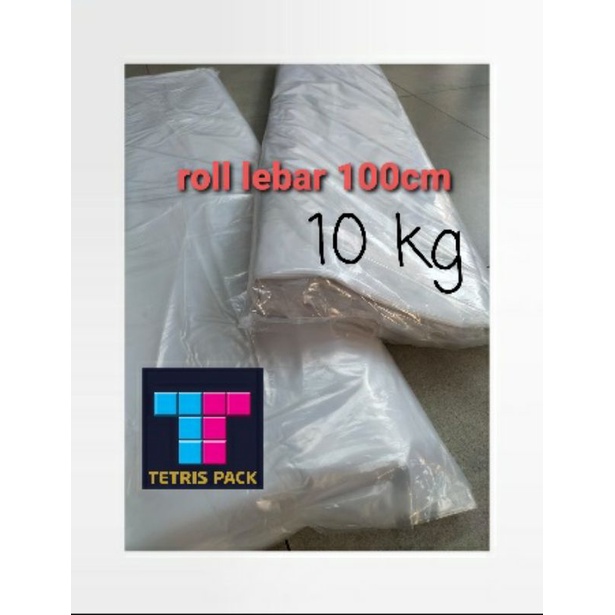 plastik bening  lebar 1 meter  10 kg