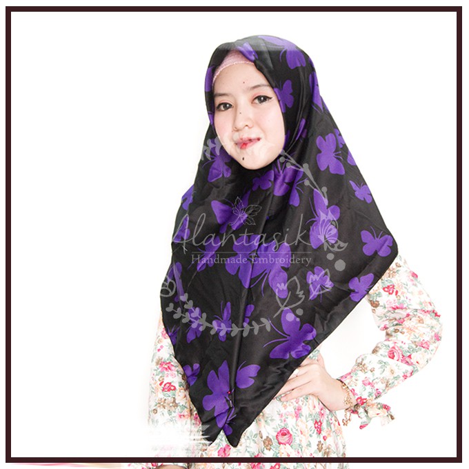 Alantasik - Segiempat butterfly black R45