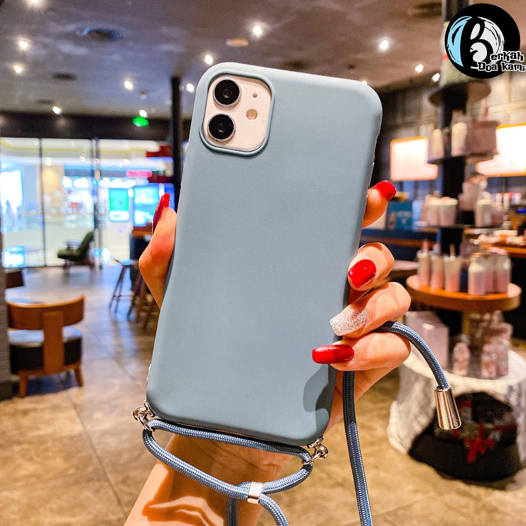 Softcase Slingcase Tali Lanyard Candy Oppo A3s A33w Neo 9 A37 9 A57 A39 A71 A83 F1S A59 BDK1450-RUMUT