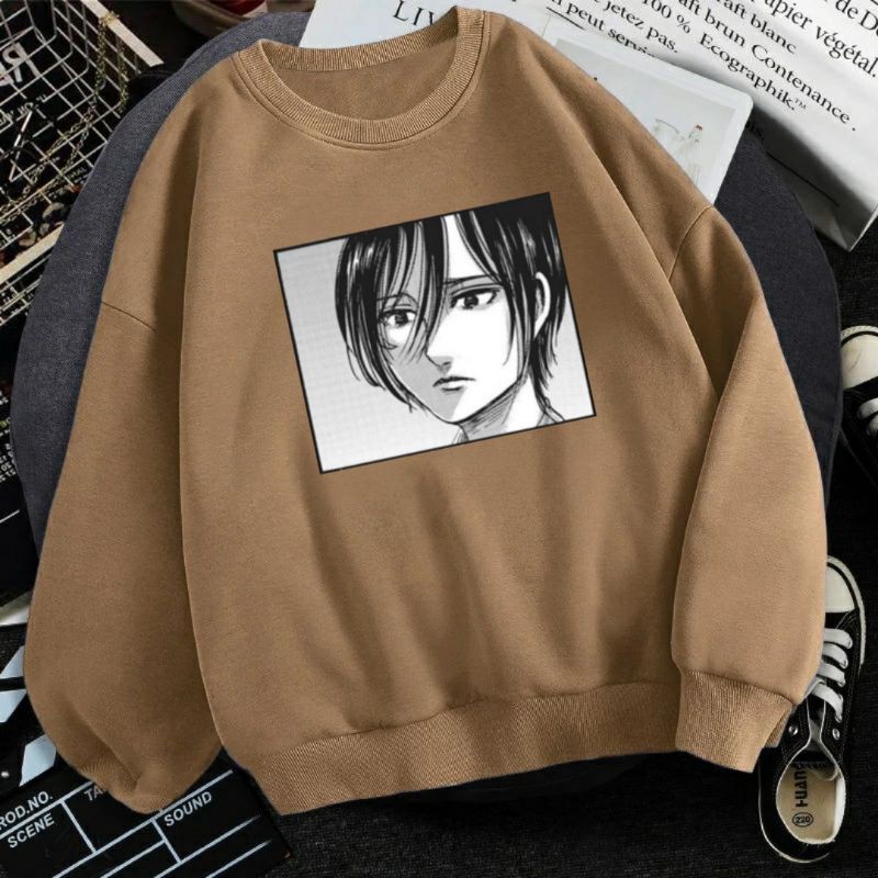 SWEATER ANIME MIKASA/SWEATER UNISEX ANIME KEKINIAN TERLARIS&quot;