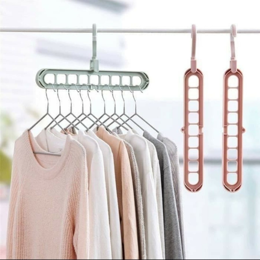 [ASS] Magic Hanger Gantungan Baju Organizer 9 in SERBAGUNA