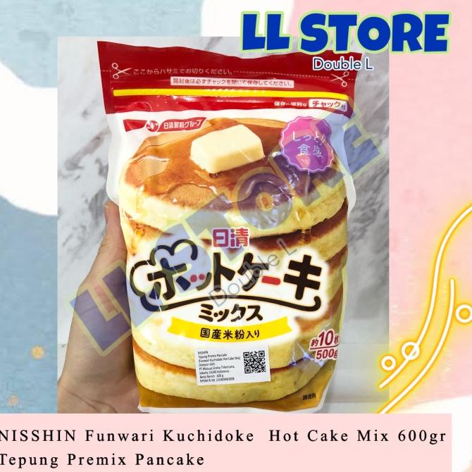 

TERMURAH NISSHIN Funwari Kuchidoke Hot Cake Mix 600 gr | Tepung Premix Pancake