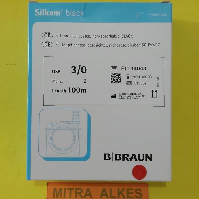 Benang Silkam Black Bbraun. Benang Silk Black B Braun.