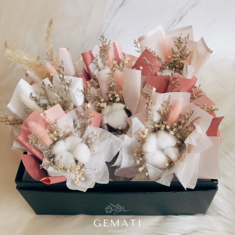 Mini Dried Flower Bouquet - Buket Bunga Kering Mini