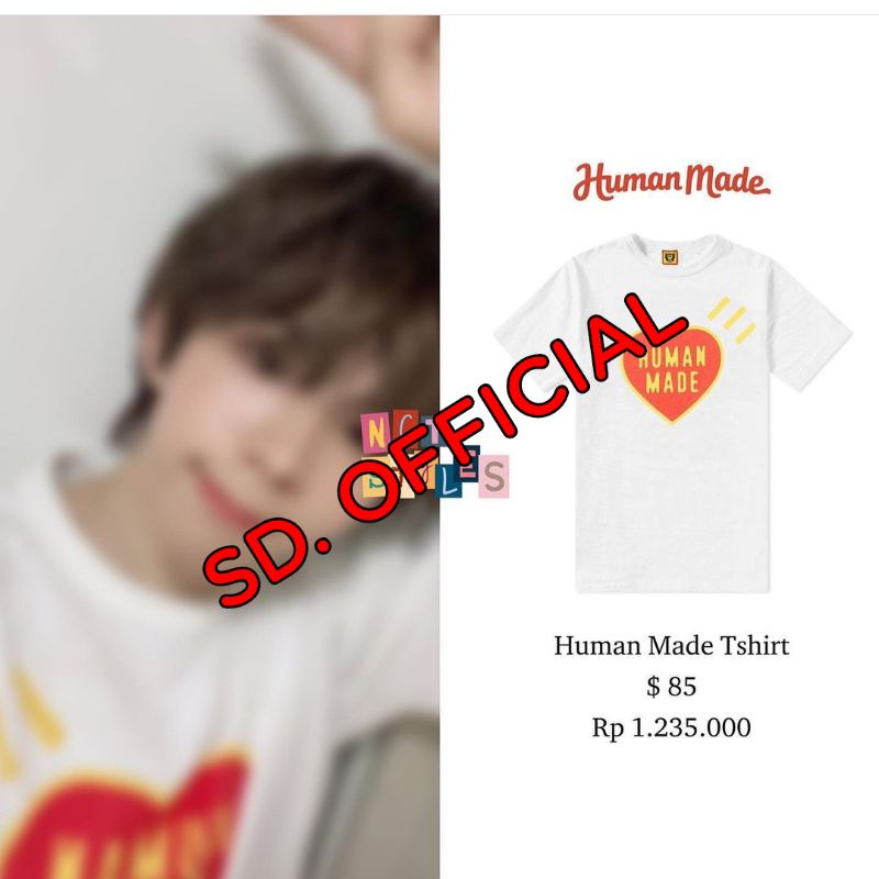 Kaos NCT Shotaro Human Made LOVE