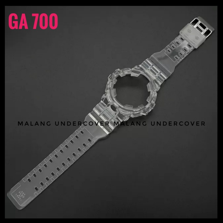 BNB STRAP BEZEL CASIO GSHOCK G SHOCK GA 700 GA700 JELLY CLEAR POLOS