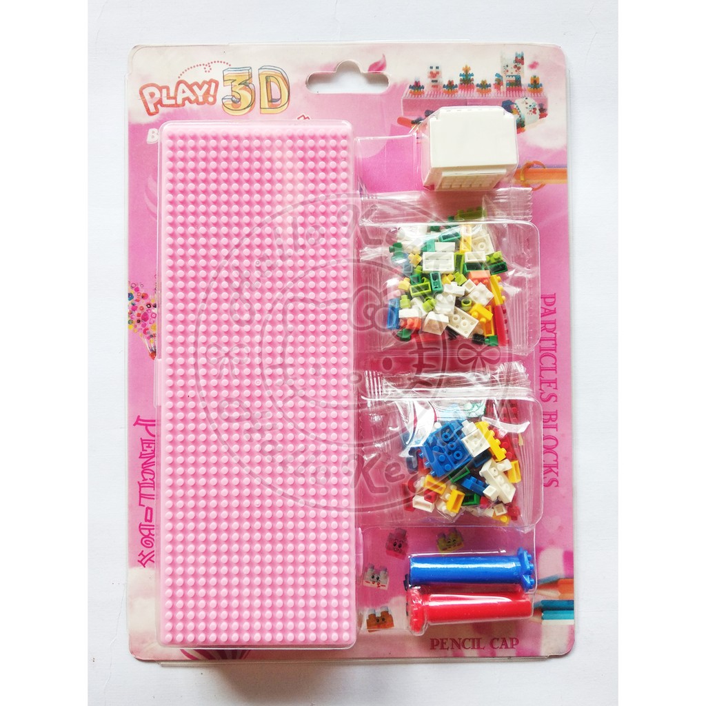 

diy tempat pensil / pencil case mini blok lego hello kitty