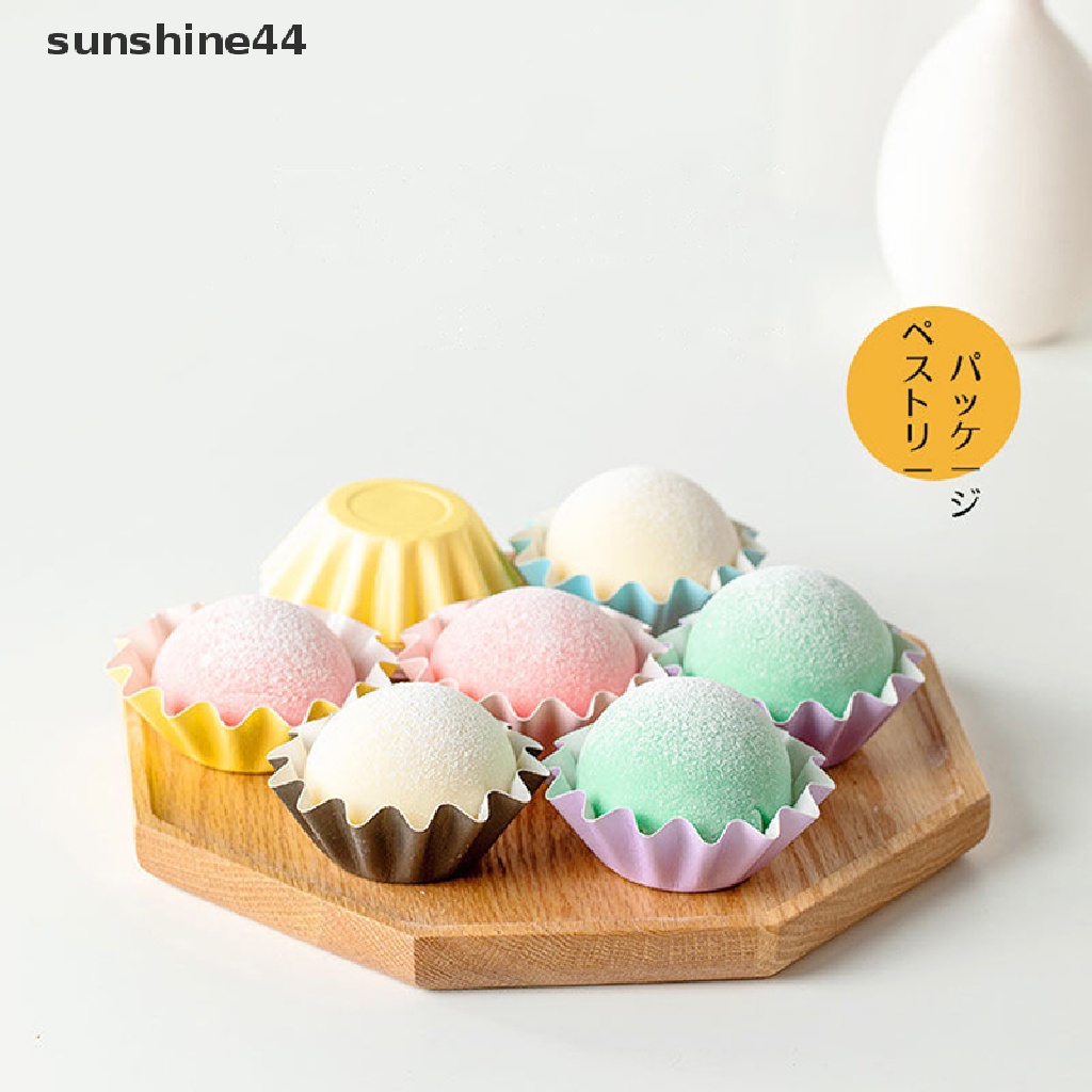 Sunshine 50PCS Kertas Cupcake / Muffin Untuk Dekorasi Pesta