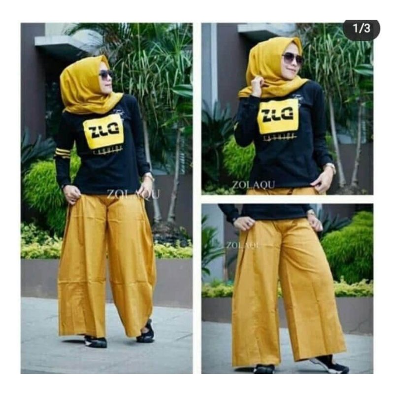 Setelan kulot ZLQ // Zolaqu set