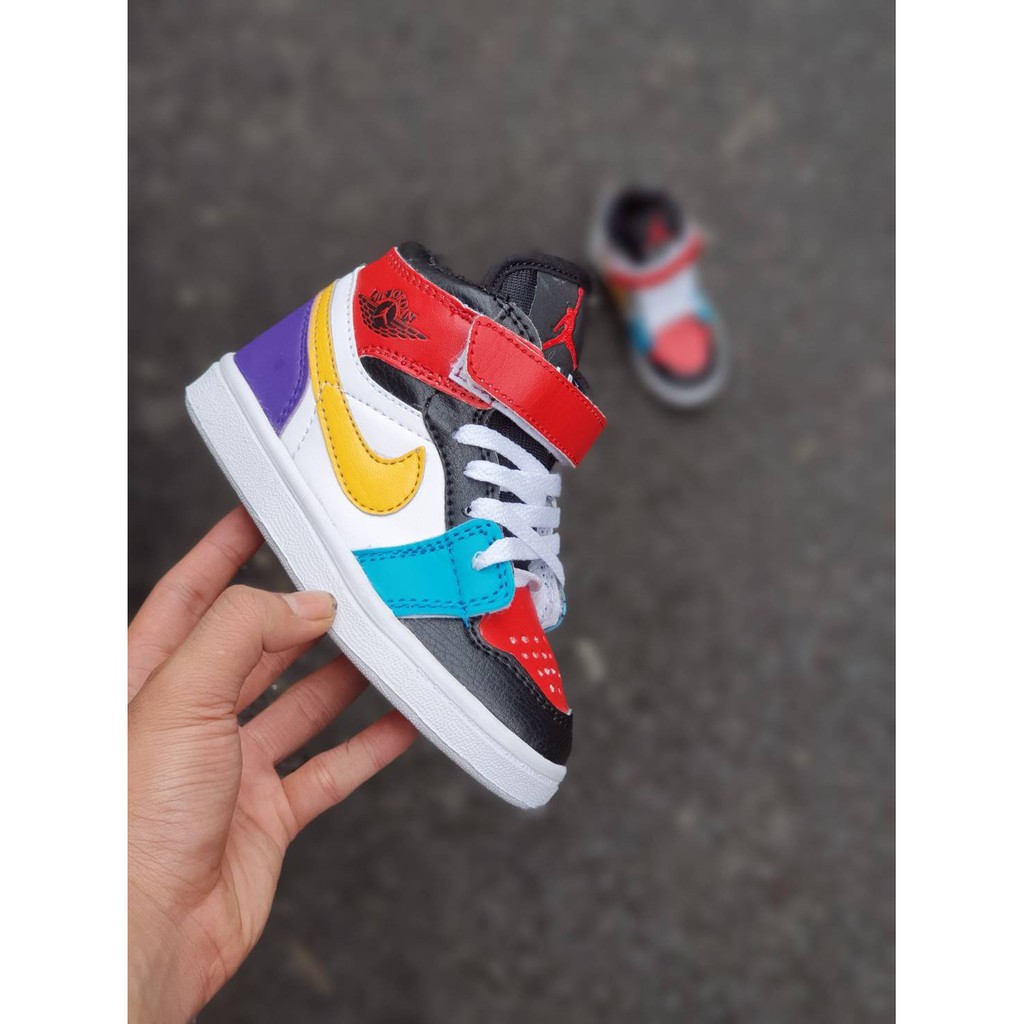 rainbow nikes kids