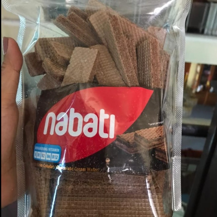 

Snack kiloan nabati /wafer nabati coklat spesial 125gr,200gr TERMURAH