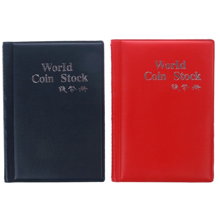 World Coin Stock Dompet Album Koleksi Koin 120 Slot