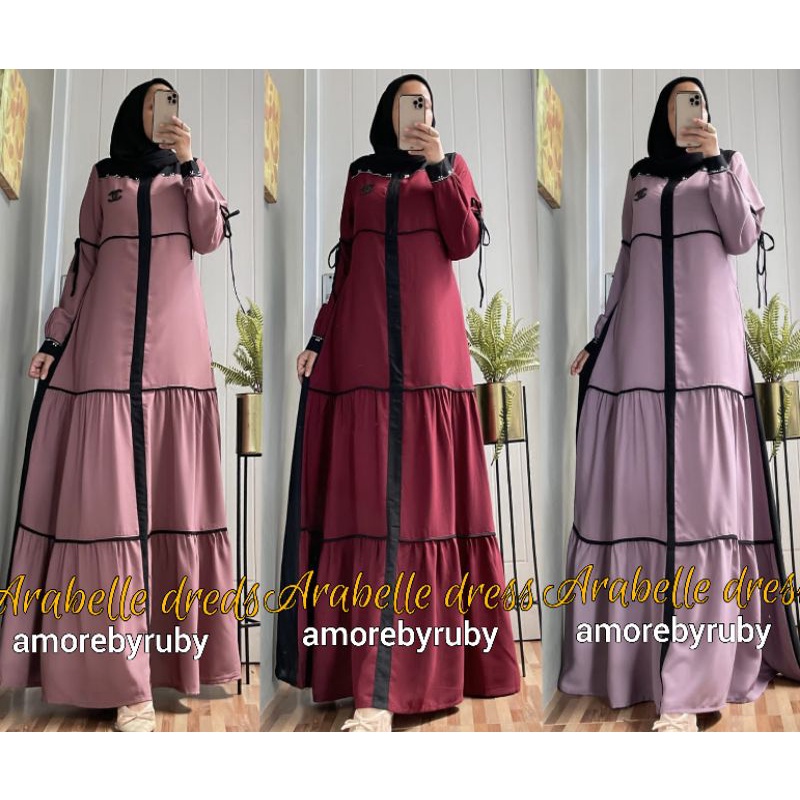 ARABELLE DRESS LIMITED GAMIS TERBARU DRESS MUSLIM BAJU WANITA