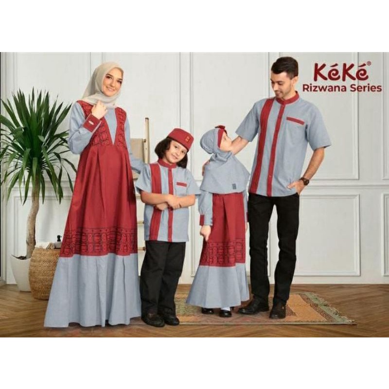 KEKE RIZWANA CRISMON RED SARIMBIT SERIES