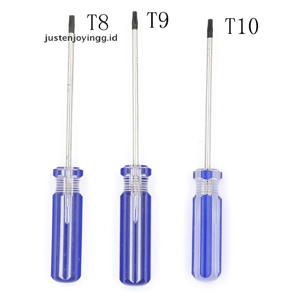 // justenjoyingg.id // new T8/T9/T10 Tamper Proof Screwdriver Security Torx Driver Disassembly For XBOX PS3 ~