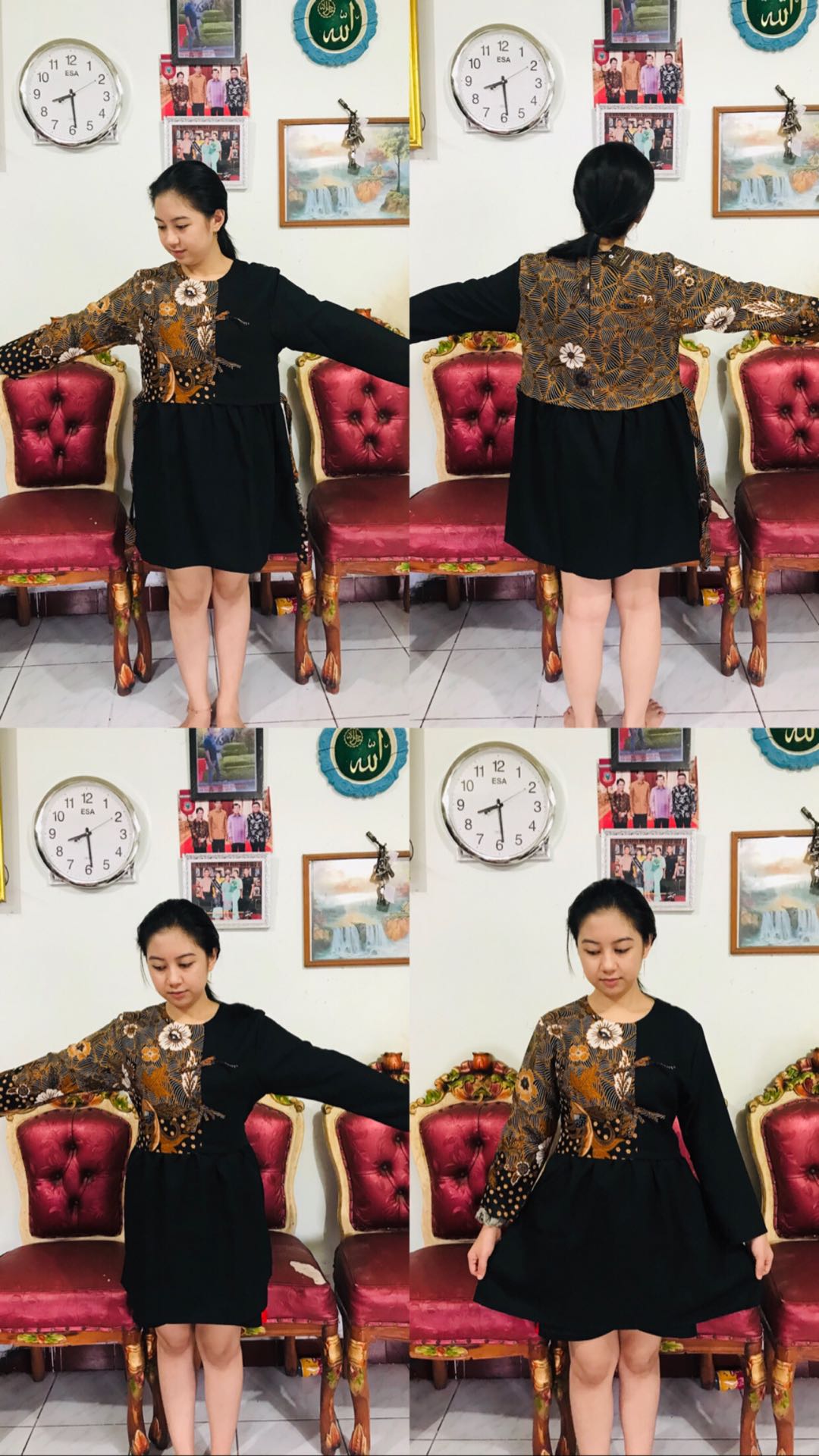 Atasan Batik Wanita Ppbtk07 Modern Batik Murah Cassual Atasanbatik Wanitabatik /atasanwanita