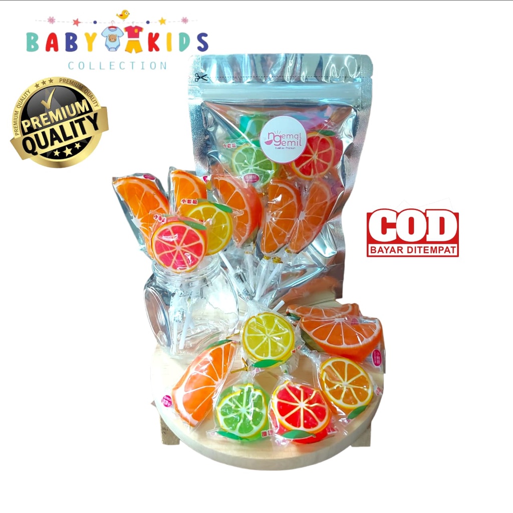 

Permen Lolipop Jeruk & Lemon Mix Sugar Rush | Lolipop Buah Mix Kualitas Premium