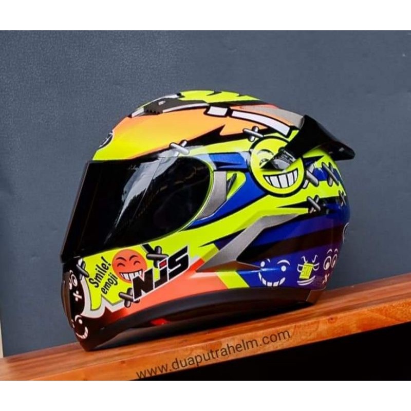 HELM NJS 808 PAKET GANTENG