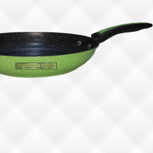 ۩ Wajan Teflon Warna Anti Lengket Frypan 20 cm (AF-69) - Hijau ☆