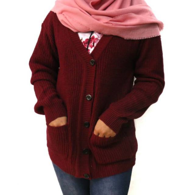 Cardigan Rajut Cardigan Oversize