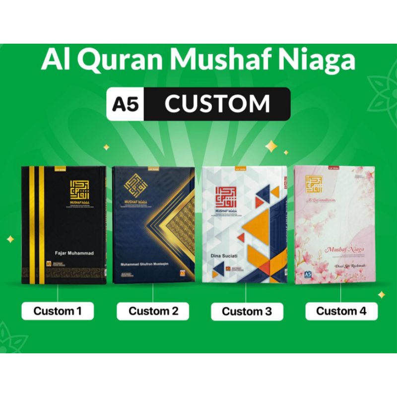 cordoba - (CUSTOM NAMA) al quran mushaf niaga A5