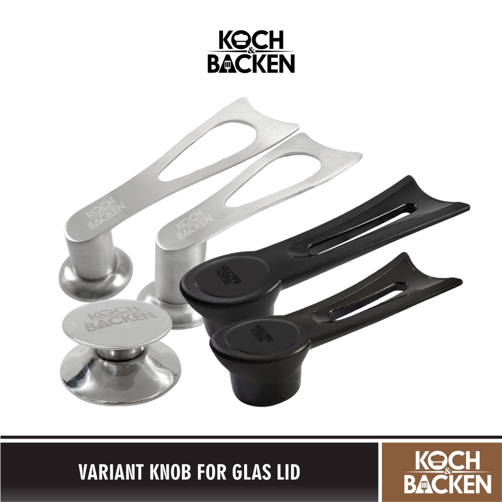 KOCH&BACKEN Plastik Knob Tutup Panci Stainless